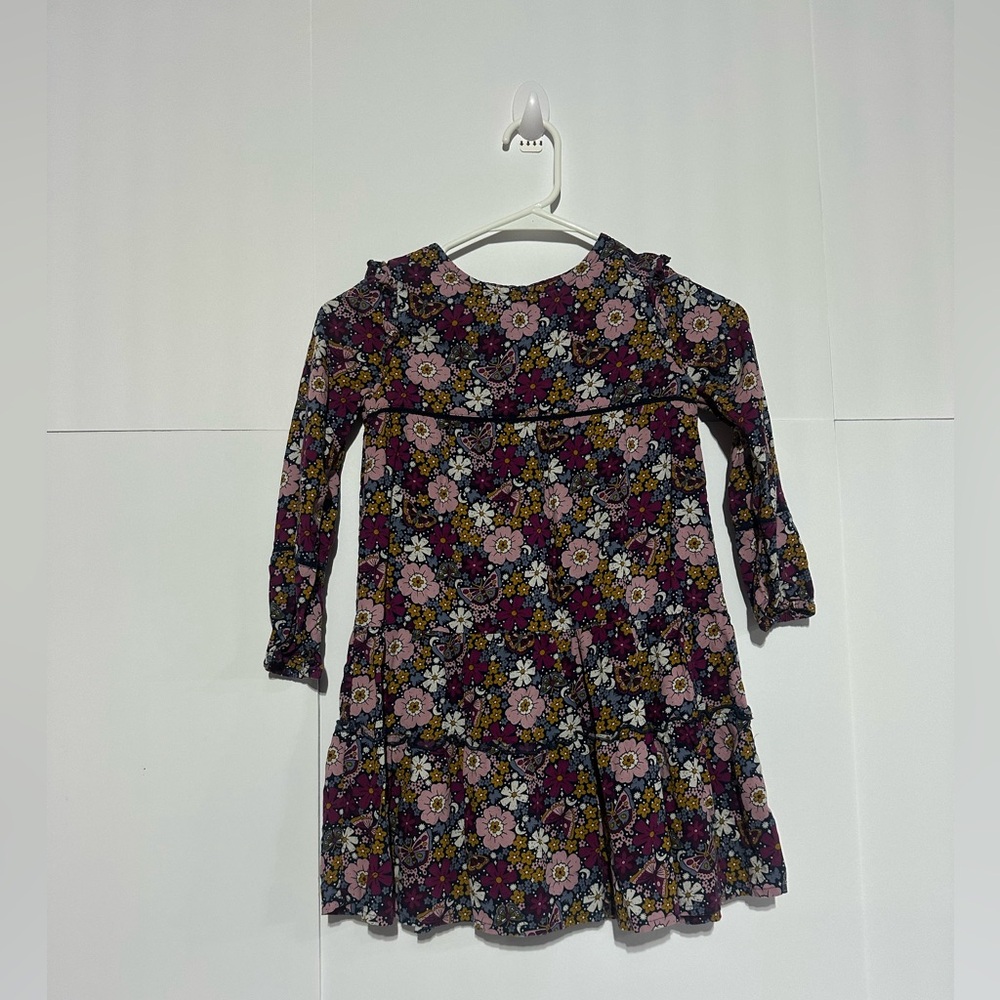 Fat Face Multicolor Floral Kids Dress